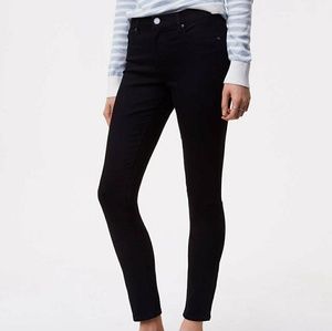 Ann Taylor Loft Curvy Super Skinny Jeans | Black